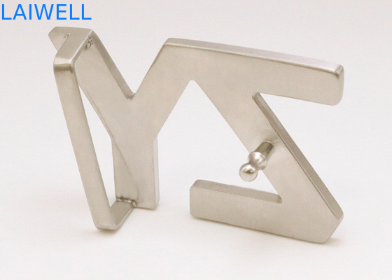 스트랩을 위한 35MM 맞춘 레터 양식 가벼운 스테인레스 강 매끄러운 금속 Belt Buckles