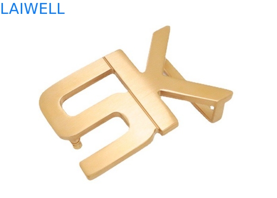 스트랩을 위한 35MM 맞춘 레터 양식 가벼운 스테인레스 강 매끄러운 금속 Belt Buckles