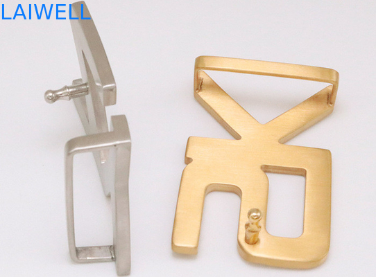 스트랩을 위한 35MM 맞춘 레터 양식 가벼운 스테인레스 강 매끄러운 금속 Belt Buckles