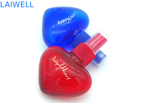 40ML 마음은 돌려서 여는 뚜껑과 맞춘 가지고 다닐 수 있는 향기 분무 성능 플라스틱 PET 물주전자를 형성했습니다