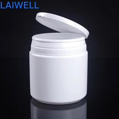 밀폐된 현대 하얀 라운드 보관병 500ML 분유는 절취 모자와 HDPE 플라스틱 컨테이너를 진동시킵니다