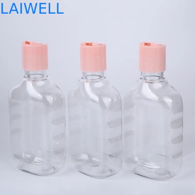 홈 조직을 위한 73*41*145MM 250ML Eco 애완 스퀘어 투명한 로션 병 재사용할 수 있는 플라스틱 컨테이너