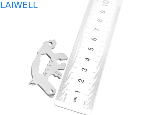 55MM 가볍고 동물 디자인 금속 병 열기 내구성 아이템 스테인리스 스틸 다목적 EDC 도구 카드