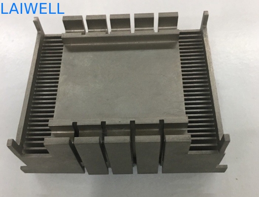 사용자 지정 크기 알루미늄 6062 CNC 금속 스탬핑 회색 전기 CPU 냉각기