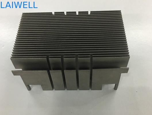 사용자 지정 크기 알루미늄 6062 CNC 금속 스탬핑 회색 전기 CPU 냉각기