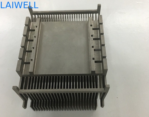 사용자 지정 크기 알루미늄 6062 CNC 금속 스탬핑 회색 전기 CPU 냉각기
