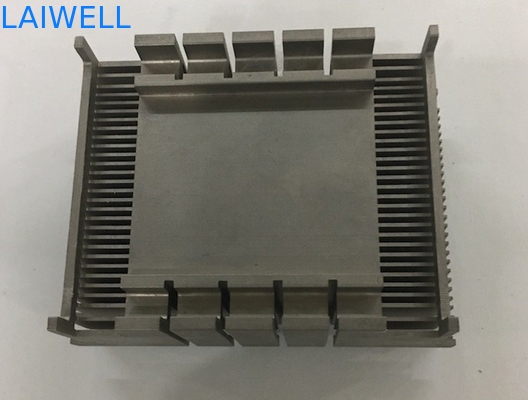 사용자 지정 크기 알루미늄 6062 CNC 금속 스탬핑 회색 전기 CPU 냉각기