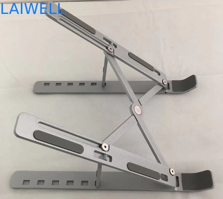 회색  245*44*13mm 금속 노트북 스탠드 SGS 오피스웍스 태블릿 홀더