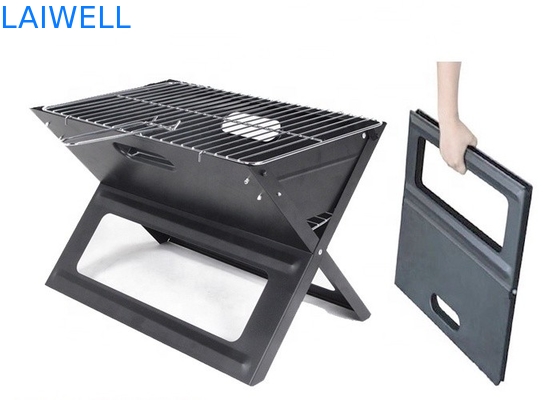 SGS 45 센티미터 dia 가지고 다닐 수 있는 폴딩시키는 Bbq 그릴 / 금속 차콜 그릴 쉬운 설치