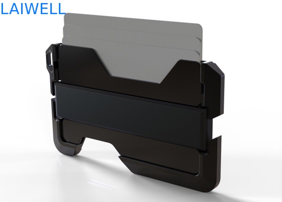 63*95MM 다기능 은 안오딩 RFID 차단 알루미늄 지갑 신용 카드 보유자