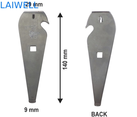 CNC 금속 스탬핑 140*29MM 맞춤 펀치 프레스 스탬핑 은 모래 블래스팅 금속 철 페인트 캔 오픈어 전 세계 시장