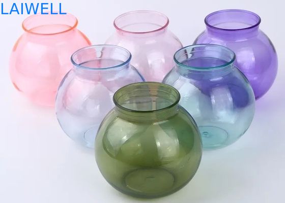 고온 캐미칼과 UV 저항과 600ML 주문 제작된 애완 꽃병 플라스틱 컨테이너